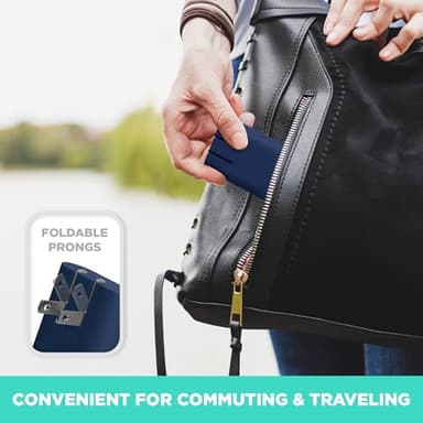 iHome 2-Port USB Wall Charger, AC Pro Multiport Plug Adapter, Phone Charging Block with Dual Ports, Flat Wall Adapter for Home & Travel - Image 5