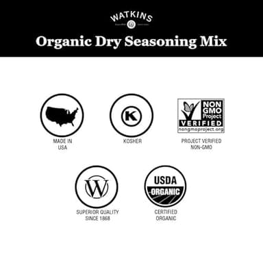 Watkins Organic Taco Seasoning, 7.7 oz, 1-Pack - Image 4