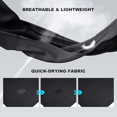 Profectors Men's Athletic Shorts with Pockets and Elastic Waistband Quick Dry Activewear Workout Shorts for Men - Image 2
