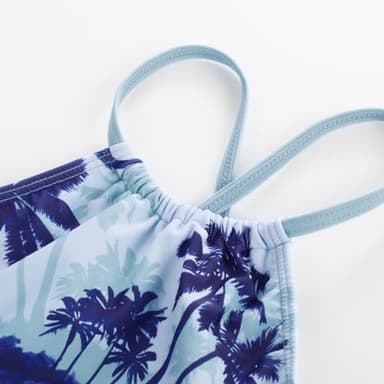 GRACE KARIN Tween Girs Swimsuit Size 10-12 Rash Guard Tankini Set Swimsuit for Girls Long Sleeve Swimwear - Image 3