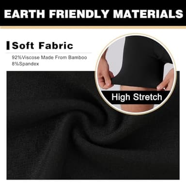 BAMBOO COOL Men's Ultra ComfortSoft Underwear, Moisture Wicking & Breathable No Ride Up Boxer Briefs with Fly, Multipack - Image 5