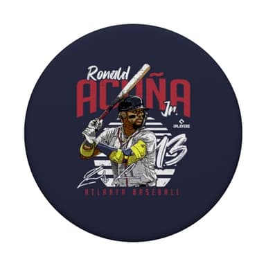 Ronald Acuna Jr. | Atlanta Baseball MLB Players | MLBRAC3004 PopSockets Adhesive PopGrip - Image 3