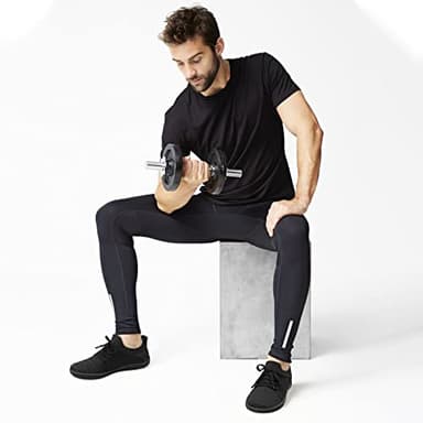 relxfeet Men's Barefoot Shoes Minimalist Cross-Trainer Shoes Wide Toe Walking Shoes Zero Drop Sole Lightweight Trail Running Sneakers Casual Shoes Black 10.5 - Image 6