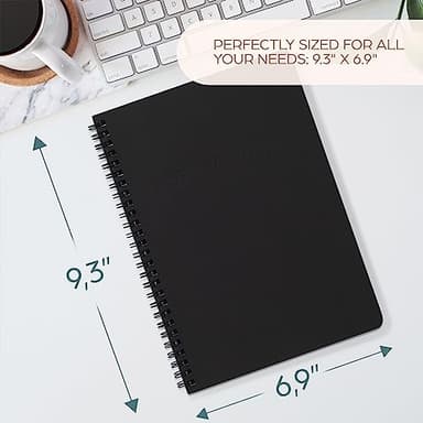 Beautiful Daily Planner And Notebook With Hourly Schedule - Aesthetic Spiral To do List Notepad to Easily Organize Your Tasks And Appointments - Stylish Book And School Or Office Supplies For Women - Image 8