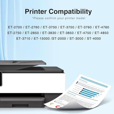 Replacement for 502 Black Ink Refill Bottles High Capacity Replacement for 502 Ink Refill Bottles Black for EcoTank ET-2850 ET-2760 Ink ET-3760 ET-4760 ET-3850 ET-4850 Replacement for 502 Printer Ink - Image 2