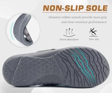 jiajiale Womens Fashion Orthotic Flip Flops Ladies Slip On Lightweight Comfortable Thick Cushion Yoga Mat Thong Sandals With Plantar Fasciitis Arch Support - Image 5