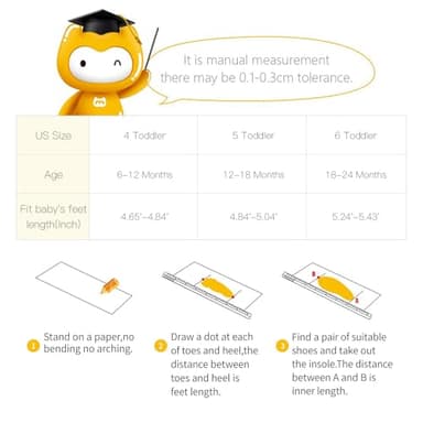 BMCiTYBM Baby Walking Shoes Boy Girl Tennis Sneakers Breathable Infant First Walker Shoes 6 9 12 18 24 Months Pink Size 18-24 Months Toddler - Image 6