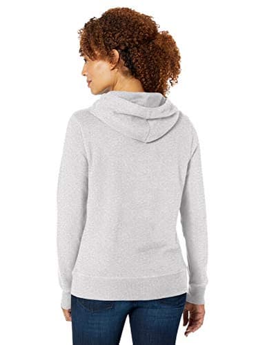 Amazon Essentials Women's Regular-Fit Fleece Pullover Hoodie (Available in Plus Size), Light Grey Heather, Large - Image 5