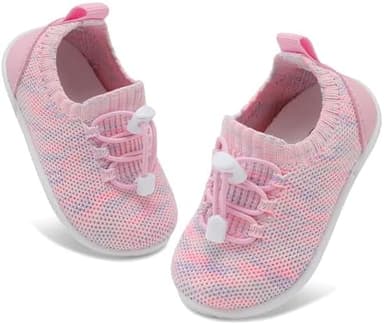 FEETCITY Baby Shoes Boys Girls First Walking Shoes Infant Sneakers Crib Shoes Breathable Lightweight Slip On Shoes - Image 3