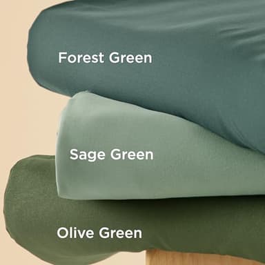 Bedsure Duvet Cover Queen Size - Soft Double Brushed Bedding Set for Kids & Adults, Zipper Closure, 3 Pieces, Includes 1 Duvet Cover (90"x90") & 2 Pillow Shams, NO Comforter, Olive Green - Image 6
