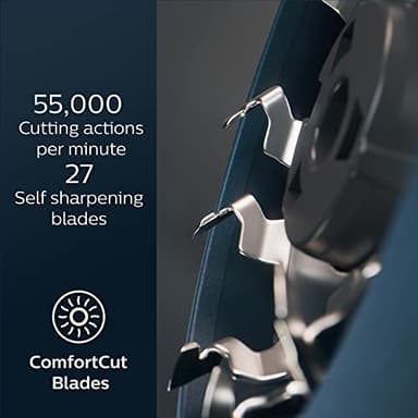 Philips Norelco Shaver 5000X, Rechargeable Wet & Dry Shaver with Precision Trimmer and Storage Pouch, X5006/85 - Image 5