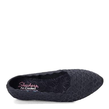 Skechers Women's Cleo-Honeycomb Ballet Flat, Black, 8 - Image 7
