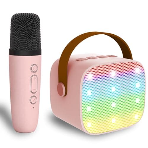 Mini Karaoke Machine for Kids & Adult, 4-12 Years Old Girls Christmas Birthday Gift for Boys, Karaoke Toys Gifts for Girls Ages 4, 5, 6, 7, 8, 9, 10, 12 +Year Old Birthday Party - Image 1
