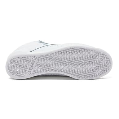 Reebok Women's Freestyle Hi High Top Sneakers for Women, Black or White Basketball and Tennis Shoes Womens Size 5-12, White/Silver, 10 - Image 6