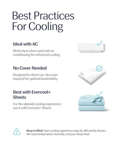 REST® Evercool® Cooling Comforter, Twin/Twin XL, Blanket for Hot Sleepers, All Season Bedding to Keep Cool for Night Sweats, Breathable Lightweight Blanket, 68"x90" Inches, Aqua Blue - Image 7