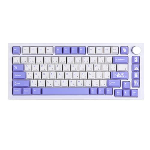EPOMAKER Bunny 134 Keys Cherry Profile PBT Dye Sublimation Keycaps Set for Mechanical Gaming Keyboard, Compatible with Cherry Gateron Kailh Otemu MX Structure - Image 1