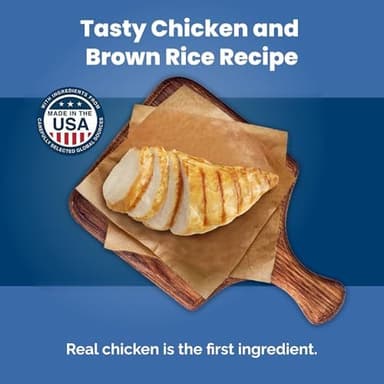 Blue Buffalo Life Protection Formula Adult Dry Dog Food, Helps Build and Maintain Strong Muscles, Made with Natural Ingredients, Chicken & Brown Rice Recipe, 5-lb. Bag - Image 5