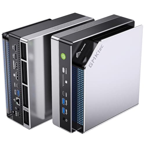 GMKtec EVO-X2 AI Mini PC Ryzen Al Max+ 395 (up to 5.1GHz) Mini Gaming Computers, 128GB LPDDR5X 8000MHz (16GB*8) 2TB PCIe 4.0 SSD, Quad Screen 8K Display, WiFi 7 & USB4, SD Card Reader 4.0 - Image 1
