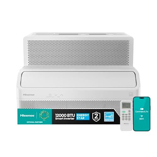 Hisense AWL1225TW1W Window Air Conditioner, 12,000 BTU, White - Image 1