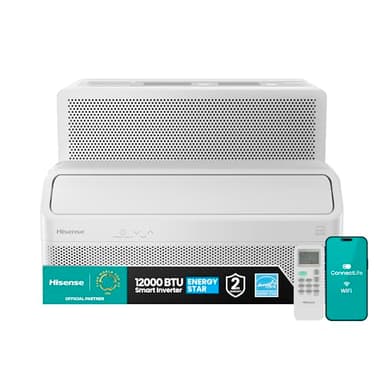 Hisense AWL1225TW1W Window Air Conditioner, 12,000 BTU, White - Image 1
