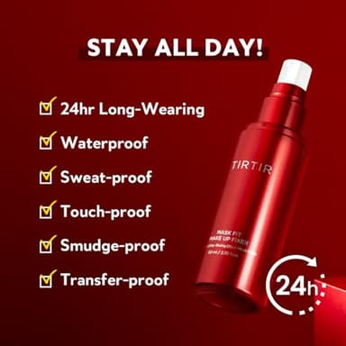 TIRTIR Mask Fit Make-up Fixer | 24H Transfer-Resistant Lightweight Non-Greasy Makeup Setting Spray 2.7 Fl Oz - Image 5