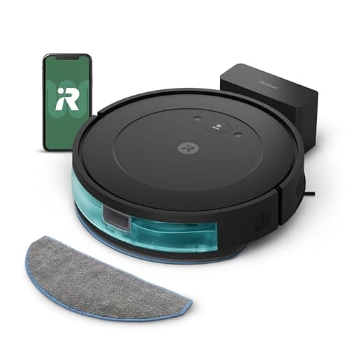iRobot Roomba Robot Vacuum and Mop Combo (Y0140) - Vacuums & mops, Easy to use, Power-Lifting Suction, Multi-Surface Floors, Smart Navigation, Cleans in Neat Rows, Self-Charging, Bagless, Space-Saving - Image 1