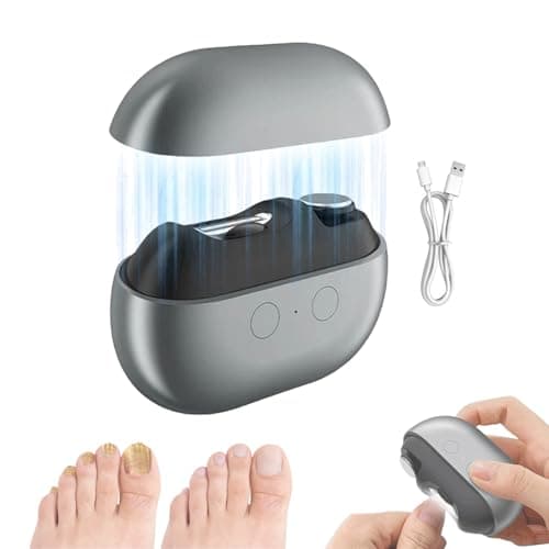 Fanyil Easy Clip Nail Clippers - 2026 Yosody Easyclip Smart Nail Clipper for Seniors, Electric Nails Care Tool with LED Light, Painless Toenail Trimmer for Thick Nails, Arthritis, Low Vision (Black*1) - Image 1