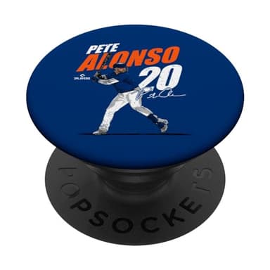 Pete Alonso | New York Baseball MLB Players | MLBPALO3001 PopSockets Adhesive PopGrip - Image 1