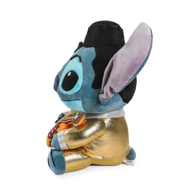 Collectible Disney: Lilo and Stitch Gold Suit Elvis Stitch HugMe Vibrating Plush Figure - Image 5