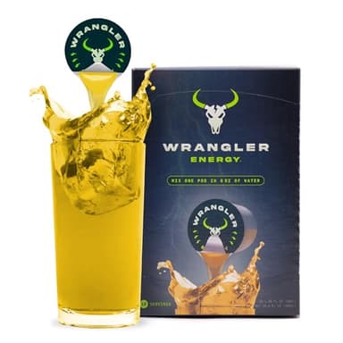 Wrangler Energy by Java House - Single Serve Liquid Energy Drink Concentrate Pods - Peel and Pour - Lightly Sweet Tangy Energy - Pack of 12 - Image 1