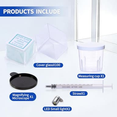 Sperm Magnifying Glass, Can be reused 100 Times,Suitable for Semen Observation, Male Fertility Observation, Sperm Test, Quick Result - Image 2