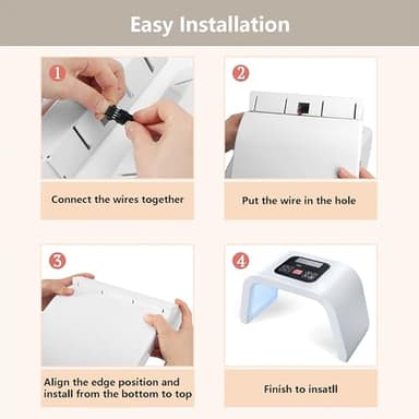 Led-Face-Tool，LED Light Therapy Facial Mask，7 in 1 Beauty Equipment for Skin Care at Home - Image 6