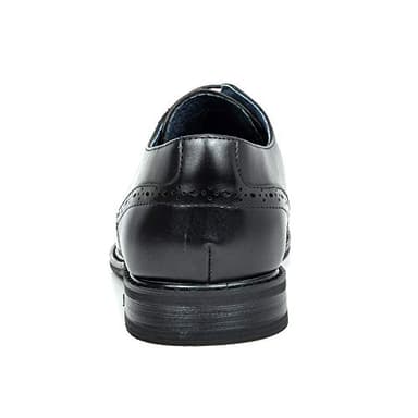 Bruno Marc Men's Prince-16 Black Leather Lined Dress Oxfords Shoes Size 11 M US - Image 4