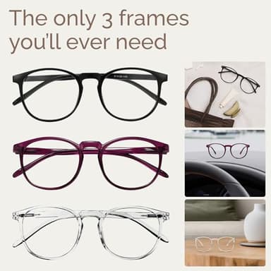 IBOANN Iconic Blue Light Glasses for Woman - Computer Glasses up to 99% Blue Light Blocking - Anti Eyestrain & UV Glare - Image 7