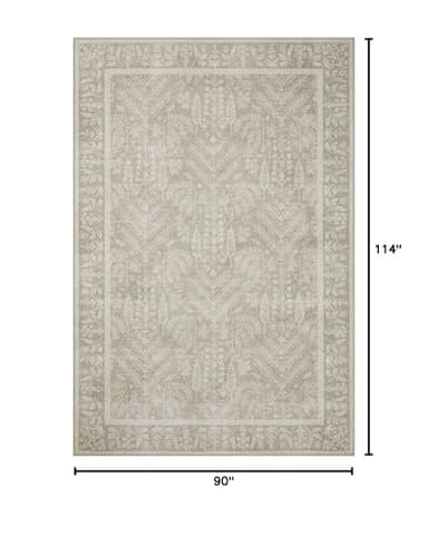 Loloi Rifle Paper Co. Maison Collection MAO-02 Bough Natural 7'-6" x 9'-6", .19" Pile Height, Area Rug - Image 2