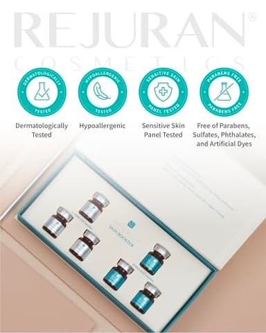 REJURAN® Turnover Ampoule, c-PDRN® – Original Salmon DNA PDRN Face Serum for Rejuvenation, Firming, Hydration & Youthful Glow, Refines Skin Texture. Korean Skincare (1.01 fl oz) - Image 8