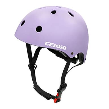 CELOID Kids Helmet Pad Set,Adjustable Kids Skateboard Bike Helmet Knee & Elbow Pads Wrist Guards 5-8 Years Kid Protective Gear Set for Girls Boys Bicycle Bike Roller Skating Scooter Rollerblade Sport - Image 2