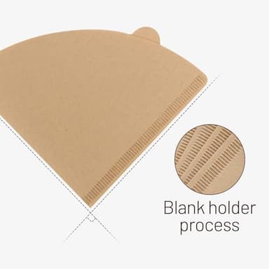 Coffee Filters, Size 02 Unbleached Cone Filters, 200 Count Disposable Natural Paper Filters 2-4 Cup, 02 Cone For Pour Over and Drip Coffee Maker - Image 8