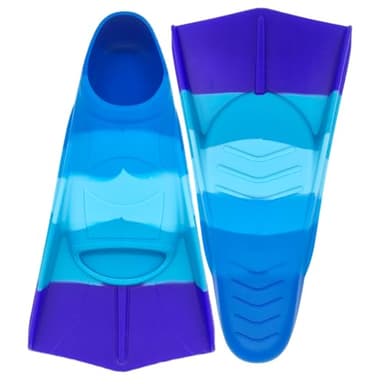Fadgesy Swimming Training Fins,Comfortable Silicone Flippers for Swimming and Diving,Size Suitable Kids Girls Boys Adult (Small, SixColorful-G) - Image 2