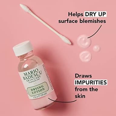 Mario Badescu Drying Lotion for All Skin Types| Blemish Spot Treatment with Salicylic Acid and Sulfur | Dries Surface Blemishes | 1 Fl Oz - Image 4