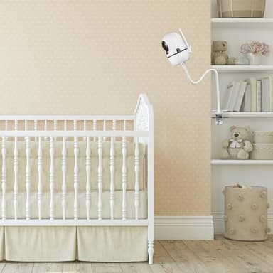 Flexible Baby Monitor Mount Compatible with HelloBaby HB65/HB40/HB6550/HB66/HB6339/HB6550 Pro, ANMEATE SM935E, Baby Camera Mount Without Tools or Wall Damage - Image 3