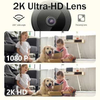 Mini Spy Camera Wireless -1080P Hidden Camera WiFi, Small Nanny Cam for Pet, Baby, Indoor, Car Camera for Surveillance with Motion Detection and Night Vision, App Control - Image 3