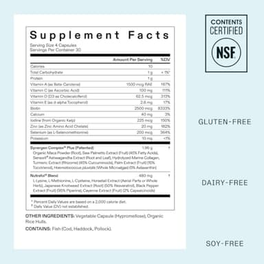 Nutrafol Women's Balance Hair Growth Supplements, Ages 45 and Up, Clinically Proven for Visibly Thicker Hair and Scalp Coverage, Dermatologist Recommended - 1 Month Supply - Image 6