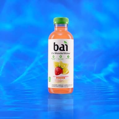Bai Antioxidant Infused Water Beverage, São Paulo Strawberry Lemonade, with Vitamin C and No Artificial Sweeteners, 18 Fluid Ounce Bottle, 6 Pack - Image 6