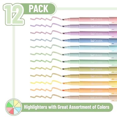 Mr. Pen- Highlighters, 12 Pack, Chisel Tip, Earthy Colors, Highlighters Assorted Colors - Image 2
