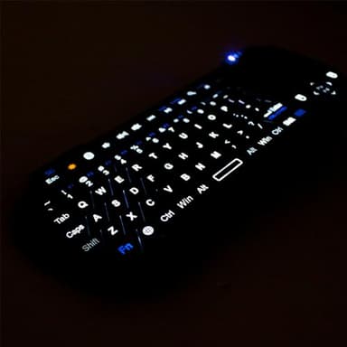 Fosmon Mini Bluetooth Keyboard (QWERTY Keypad), Wireless Portable with Touchpad, Compatible with Apple TV, Amazon Fire Stick, PS4, PS4 Pro, PS5, HTPC/IPTV, VR Glasses, Smartphones - Image 6