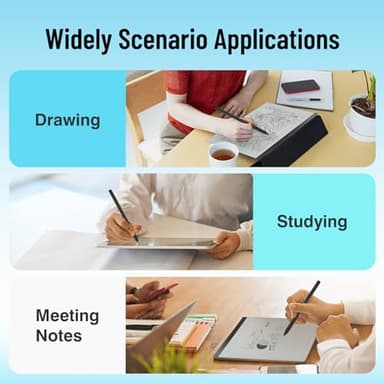 Magnetic Stylus Pen for Remarkable 2 Pen with Eraser, Digital Replacement Pen for Remarkable 2 Stylus Alternative Marker Plus, 4096 Pressure Sensitivity, Palm Rejection, Tilt Support with 5 Pen Tips - Image 7