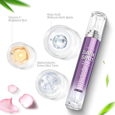 HANYWIL Dark Spot Remover for Face and Body, Dark Spot Corrector Serum, Age Spot Sun Spot Freckles Brown Spot Remover, Melasma Treatment, Skin Care Face Serum with Roller (0.5 Fl Oz) - Image 2