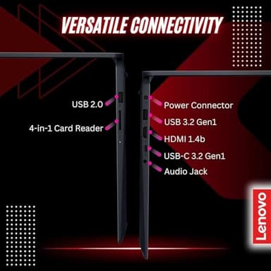 Lenovo 15.6" IdeaPad 1 Laptop | 20GB RAM | Dual Storage: 256GB SSD + 128GB eMMC | Wi-Fi 6 | USB-C | 1-Year Microsoft Office 365 | Intel Dual-Core | HD Display | Windows 11 | w/WOWPC Recovery USB - Image 6