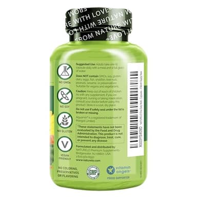 NATURELO Mens Multivitamins - One Daily Multivitamin for Men with Vitamins, Minerals & Organic Whole Foods, Boost Energy & Health, Non-GMO, 120 Vegetarian Capsules - Image 7